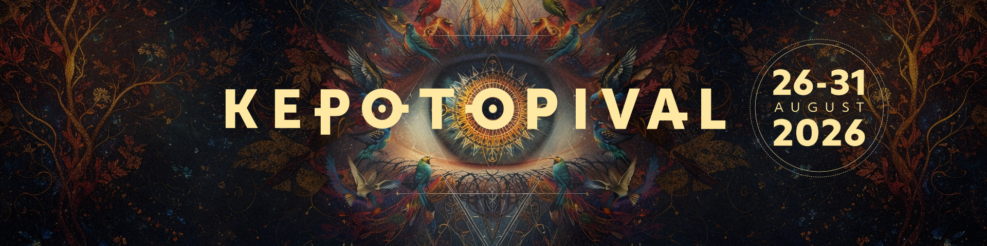Kepotopival 2026 💚 Techno, Psytrance, Workshops - Festival 1 header website 1