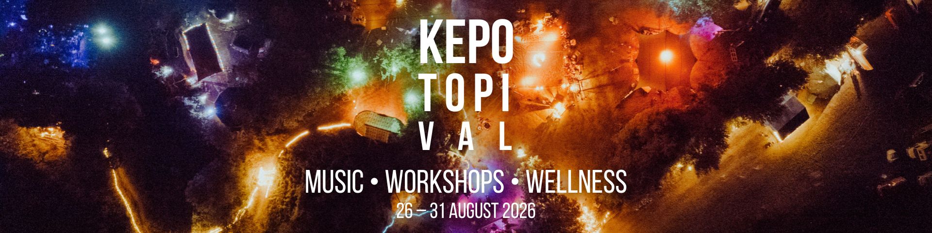 Musik, workshops, wellness, festival 2026